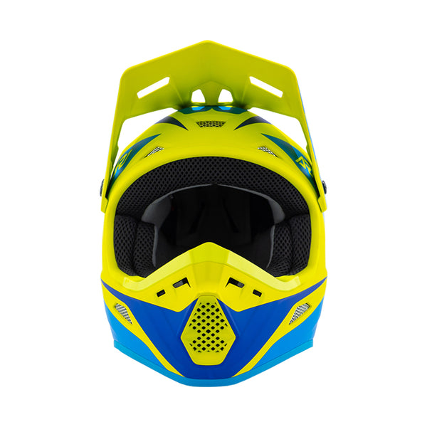 Answer 26 AR1 Mototown Helmet Matte Hyper Acid/Cyan/Dark