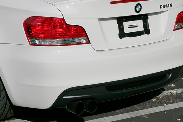 Dinan 2008-2013 BMW 135i/135is (E82/E88) Free Flow Axleback Exhaust System - Black Tips