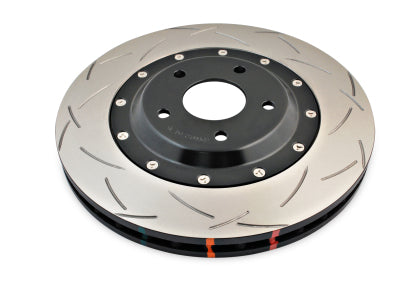 DBA 2005 - 2012 Corvette C6 w/Z06 pkg Front Slotted 5000 Series 2 Piece Rotor Assembled w/ Black Hat