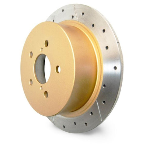 DBA 2014 - 2024 Volkswagen GTI / 2015 - 2020 Audi S3 / 2017 - 2020 RS3 Rear Drill & Slot Street Series Rotor