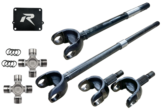 Revolution Gear & Axle 2018+ Jeep Wrangler JL & JT 1-Piece Chromoly Discovery Series Front Axle Kit