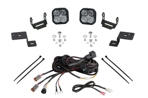 Diode Dynamics 2021 + Ford F-150 SS3 Stage Series Backlit Ditch Light Kit - Pro White Combo
