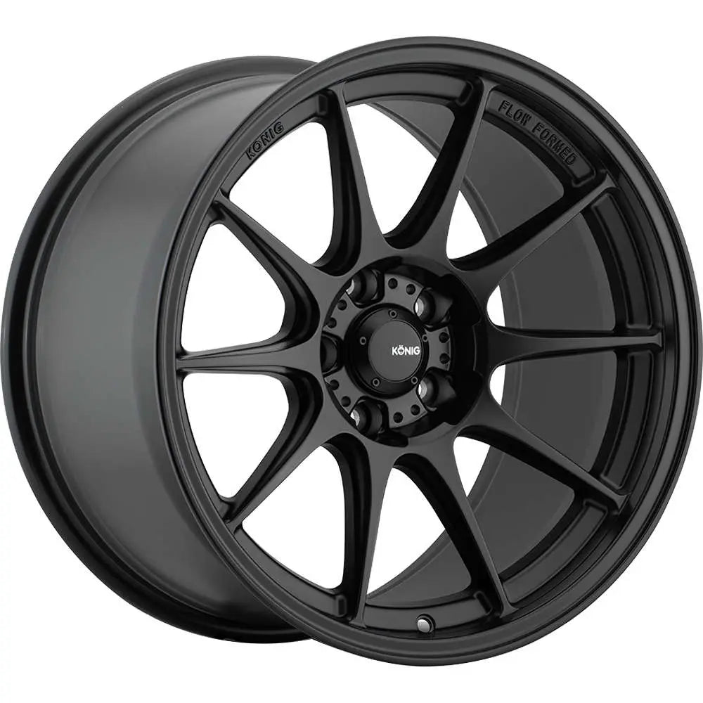 Konig Dekagram 17x8 5x114.3 ET40 Semi-Matte Black