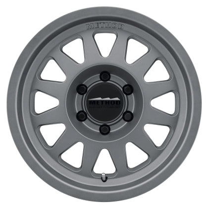 Method MR704 17x8.5 0mm Offset 5x5.5 (5x139.7) 108mm CB Matte Titanium Wheel