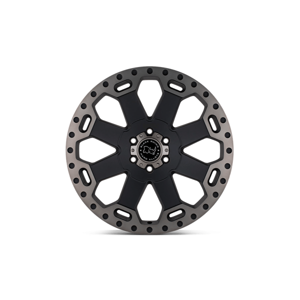 Black Rhino WARLORD Matte Black W/ Mach Dark Tint 20x9 -12 5x127mm 71.5mm
