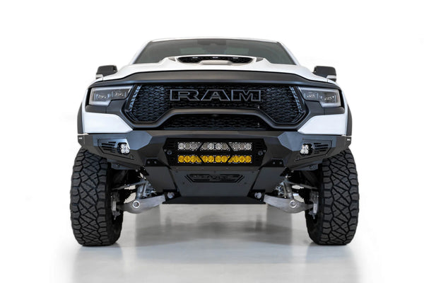 Addictive Desert Designs 2021 + Dodge RAM 1500 TRX Bomber Front Bumper (20in Lights)