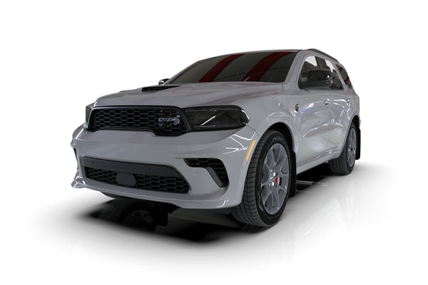 Rally Armor 2016 - 2026 Dodge Durango GT/Hellcat/RT/SRT 392/SXT Black UR Mud Flap Grey Logo