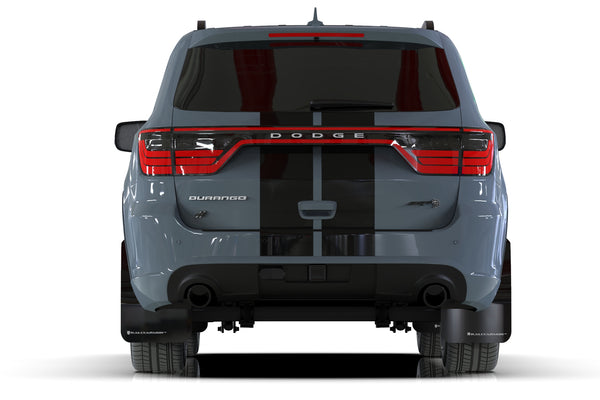 Rally Armor 2016 - 2026 Dodge Durango GT/Hellcat/RT/SRT 392/SXT Black UR Mud Flap Grey Logo