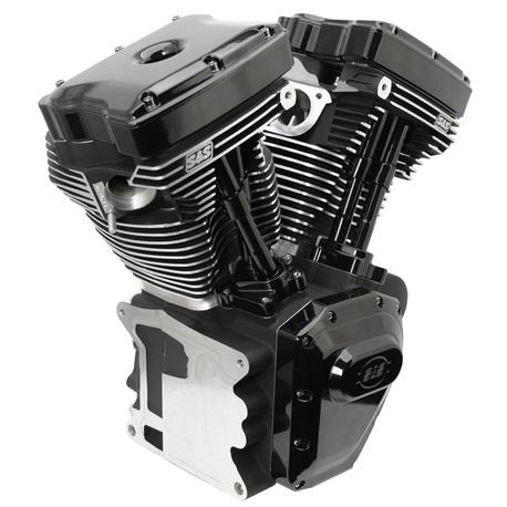 S&S Cycle T124 Black Edition Long Block Engine for Harley Davidson 2006-'2017 HD® Dyna® Models