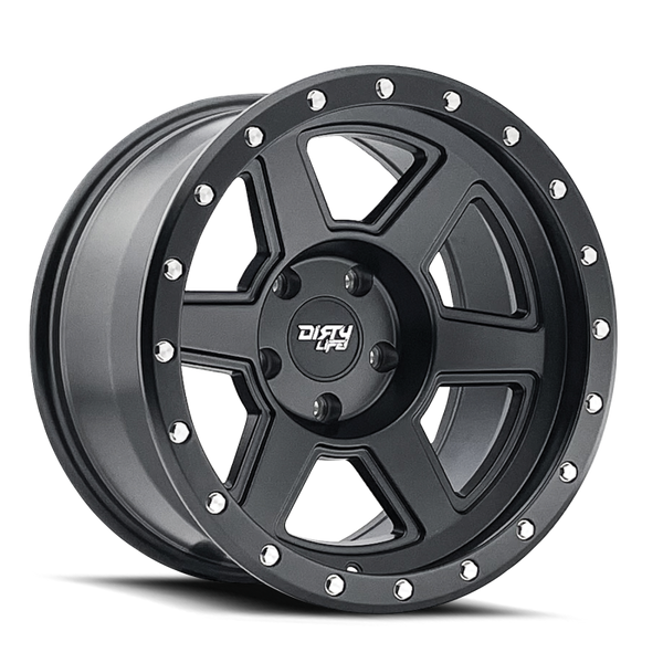 Dirty Life 9315 Compound 17x9 / 5x139.7 (5x5.5) BP / -12mm Offset / 108mm Hub Matte Black Wheel