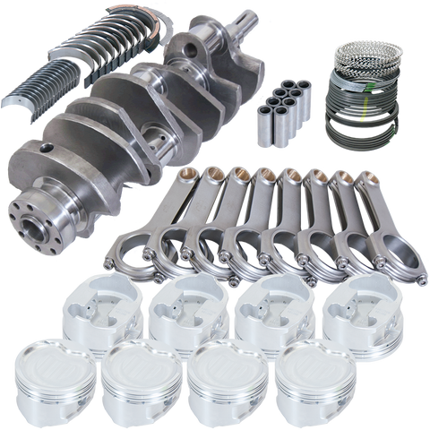 Eagle Ford 4.6L 2 Valve Heads Romeo Block Rotating Street & Strip Assembly Kit - 5.933in H-Beam +.020 Bore