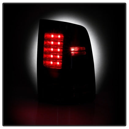 Spyder 2013 - 2018 Dodge Ram 1500/2500/3500 LED Tail Lights LED Model Only - All Black (ALT-YD-DRAM13-LED-BKV2)