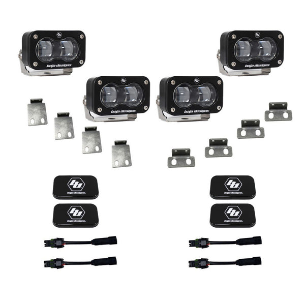 Baja Designs 2021 - 2026 Ford F-150 Raptor S2 SAE Dual Fog Pocket Light Kit - Clear