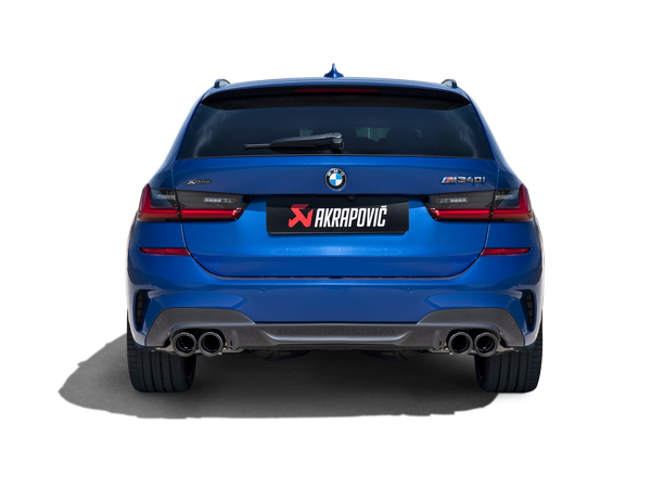 Akrapovic 2020 + BMW M340i (G20) Evo Line (Titanium) w/Carbon Tips & Link Pipes