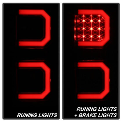Spyder 2007 - 2013 Toyota Tundra V2 Light Bar LED Tail Lights - Smoke ALT-YD-TTU07V2-LB-BSM