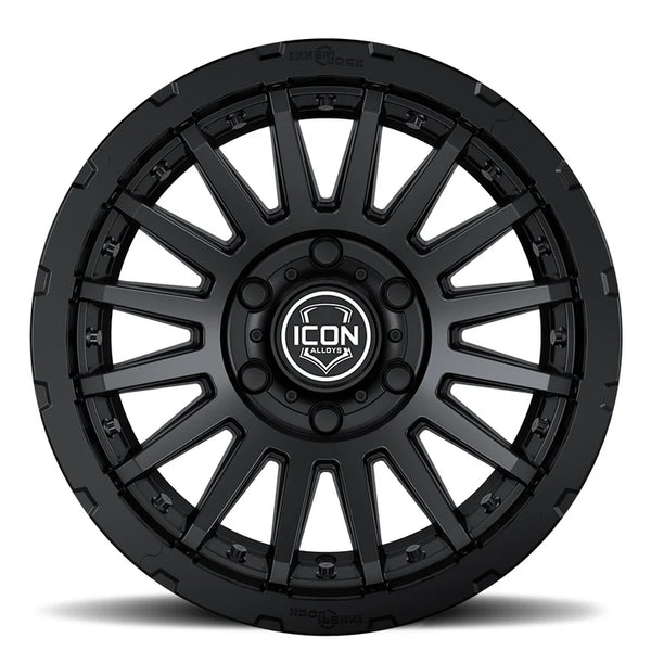 ICON Recon Pro 18x9 6 x 5.5 ( 6x139.7 ) 25mm Offset 6in BS 95.1mm Bore Satin Black Wheel