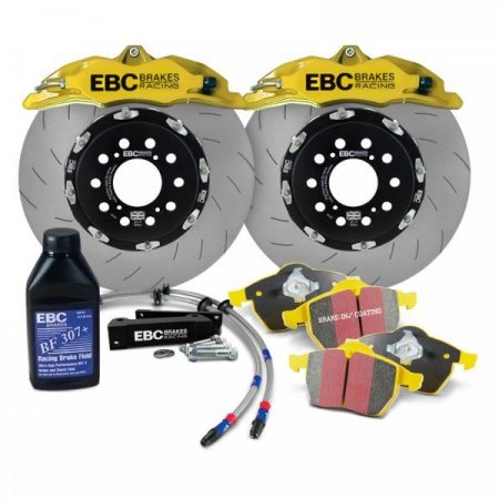 EBC Racing 2015 - 2021 Volkswagen GTI Mk7 Apollo-4 Calipers 355mm Rotors Front Big Brake Kit (Multiple Colors)