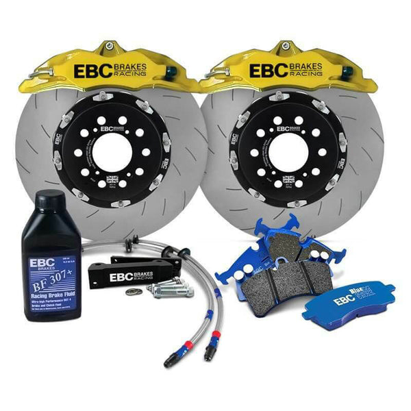 EBC Racing 1992 - 2000 BMW M3 (E36) Blue / Black / Red Apollo-4 Calipers 355mm Rotors Front Big Brake Kit