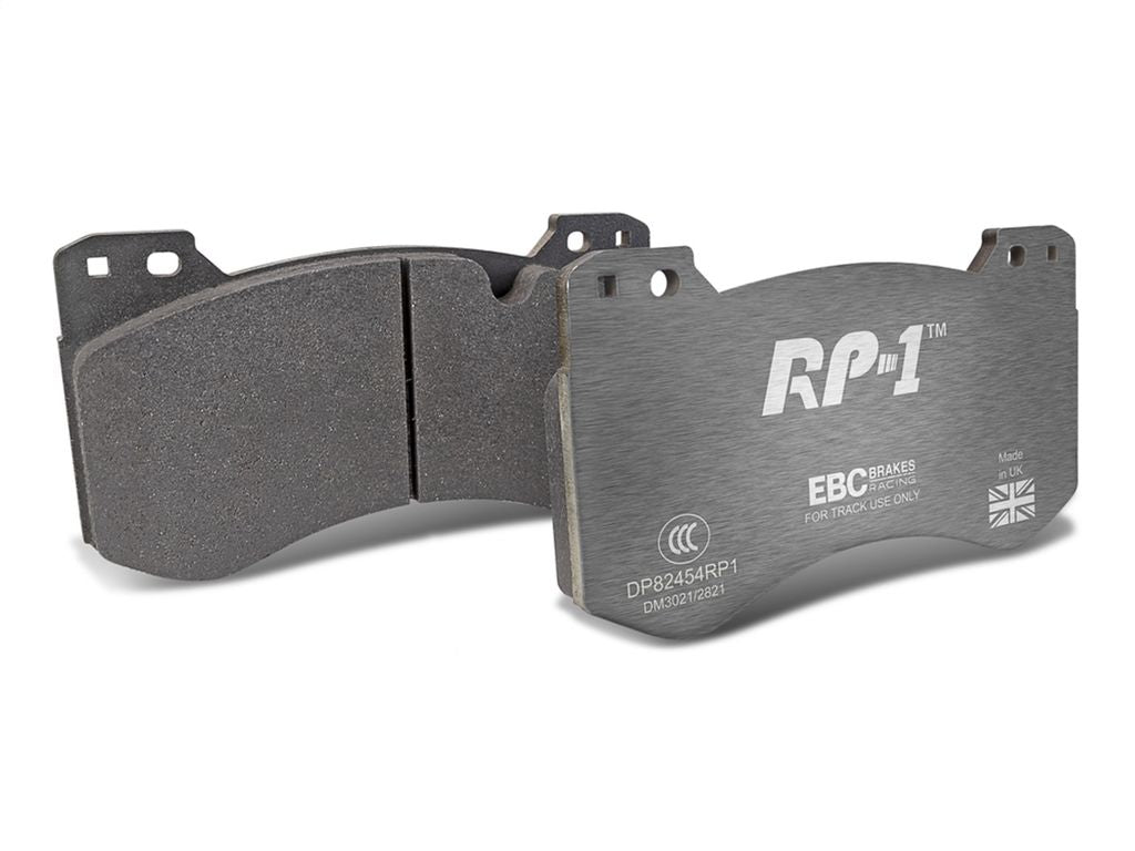 EBC Racing 2021+ BMW M3/M4 / 2023+ BMW M2 (G80/G82/G87) w/Cast Iron Rotor RP-1 Race Front Brake Pads