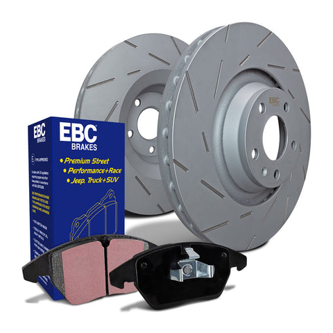 EBC S2 Kits Greenstuff Rear Pads and USR Rotors - 2015 - 2019 VW Golf GTi / 2014 - 2022 Passat