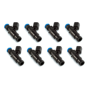 Injector Dynamics 1340cc Injector - 48mm Length - 14mm Top - 14mm Black Bottom Adaptor (Set of 8) - 300C / Challenger / Magnum SRT-8