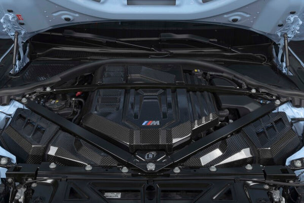 Dinan 2021 - 2026 BMW M2/M3/M4 (G80/G82/G87) Gloss Carbon Fiber Engine Cover w/Matte Accents