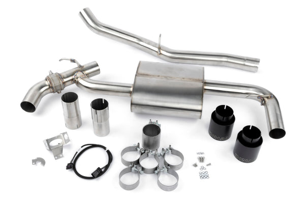 Dinan 2016-2023 BMW X1/X2 xDrive28i (F48/F39) / 2016-2024 MINI C'Man JCW Valved Axleback Exhaust System - Black Tips