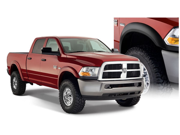 Bushwacker 2010 - 2018 Dodge Ram 2500 Fleetside Extend-A-Fender Style Flares 4pc 76.3/98.3in Bed - Black