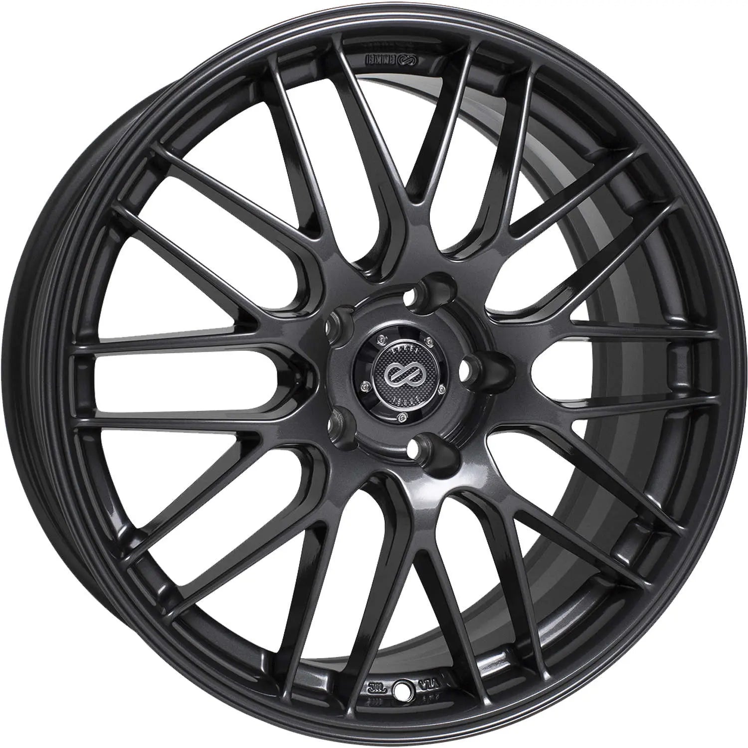 Enkei EKM3 18x8 5x112 Bolt Pattern 35mm Offset 72.6 Bore Dia Performance Gunmetal Wheel