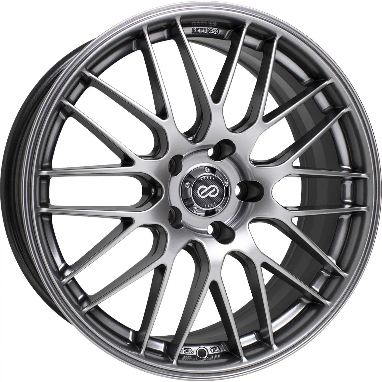 Enkei EKM3 442 18x8 5x114.3 40mm offset Hyper Silver Wheel