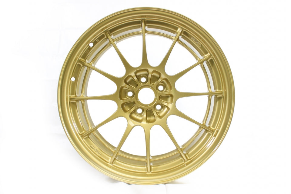 Enkei NT03+M 18x9.5 5x114.3 40mm Offset 72.6mm Bore - Titanium Gold Wheel