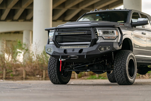 Road Armor 2019+ Dodge RAM 2500/3500 Evolution Front Bumper - w/ Reaper Guard