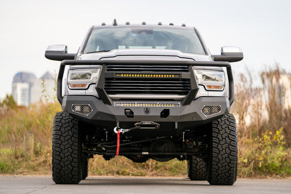 Road Armor 2019+ Dodge RAM 2500/3500 Evolution Front Bumper - w/ Reaper Guard