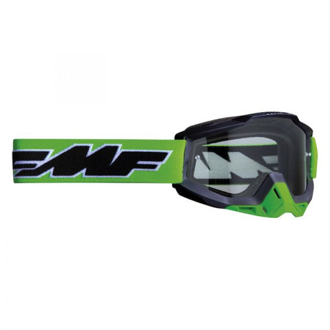 FMF Vision Powerbomb Goggle Rocket Lime Clear Lens