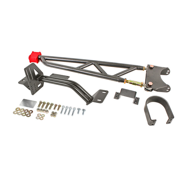 BMR 93-02 F-Body Camaro / Firebird w/ DSL Torque Arm Tunnel Mount (For Stock Exhaust) - Red / Black