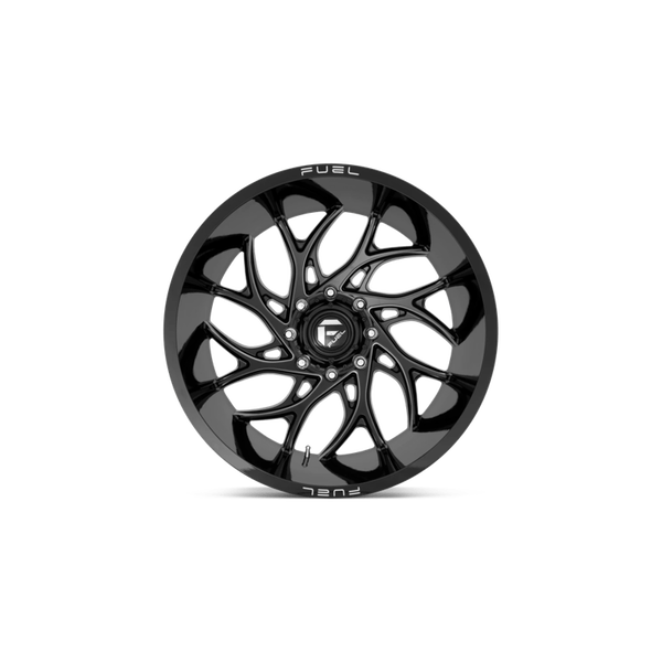 Fuel Offroad D741 RUNNER Gloss Black Milled 22x12 -44 8x165.1mm 125.1mm