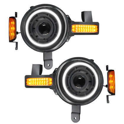 Oracle Ford Bronco 2021 + Oculus Bi-LED Projector Headlights - White