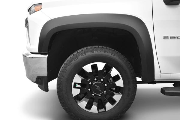 Bushwacker 2020 + Chevrolet Silverado 2500/3500 Extend-A-Fender Style Flares 4pc - Black