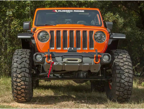 Rugged Ridge Stubby Venator Front Bumper 2018 + Jeep Wrangler JL/JT