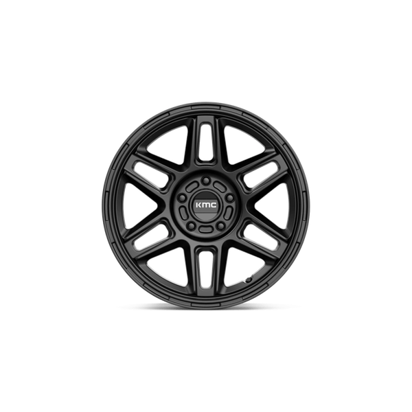 KMC KM716 NOMAD Satin Black 17x8 +38 Offset 5x110mm 72.6mm