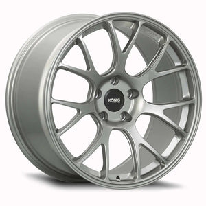 Konig Forged F1M 18X8.5 5X120 ET35 Ash Silver Knurled Bead