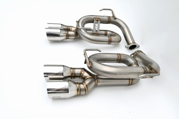 Invidia 2022 + Subaru WRX VB Twin Loop 3.5in. Single Layer S.S Tip Axle-Back Exhaust