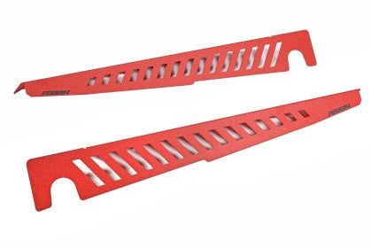 PERRIN 2022 + Subaru WRX Fender Shroud Set - Black / Red / Neon Yellow