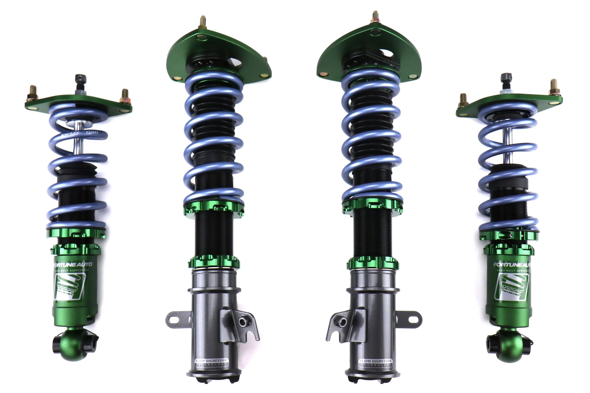Fortune Auto 500 Series Coilovers Swift Spring Upgrade w/ 7K Springs - Subaru WRX / STI 2015-2021