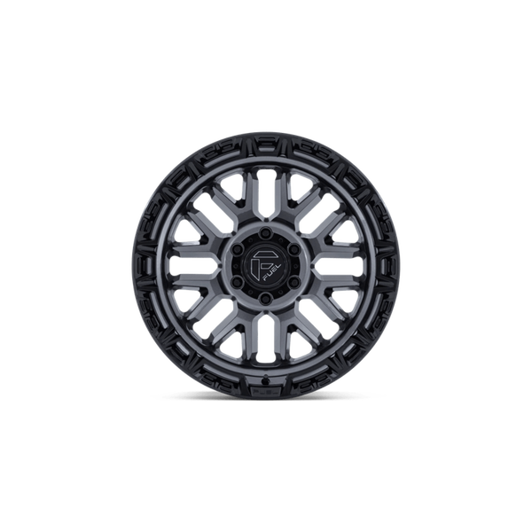 Fuel Offroad FC890 RAIL Gloss Gunmetal W/ G-blk Lip 20x10 -18 6x135mm 87.1mm