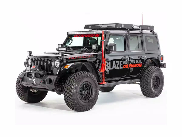 Go Rhino 2007 + Jeep Wrangler JL/JLU/JK/JKU/Gladiator JT Trailline Front Stubby Bumper