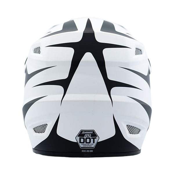 Answer 26 AR1 Mototown Helmet Glossy White/Grey/Black