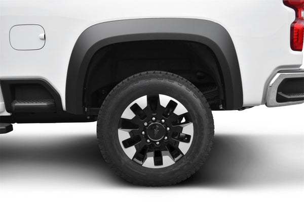 Bushwacker 2020 + Chevrolet Silverado 2500/3500 Extend-A-Fender Style Flares 4pc - Black