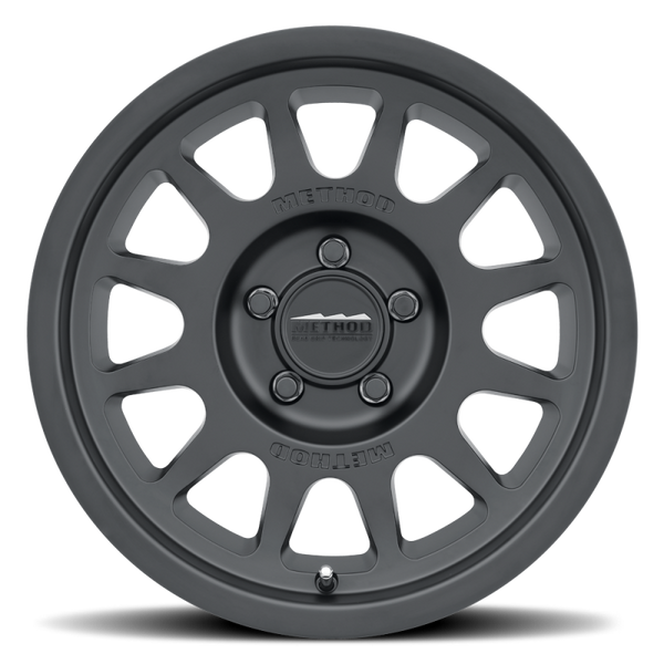 Method MR703 17x8.5 +25mm Offset 5x5 5x127 71.5mm CB Matte Black Wheel