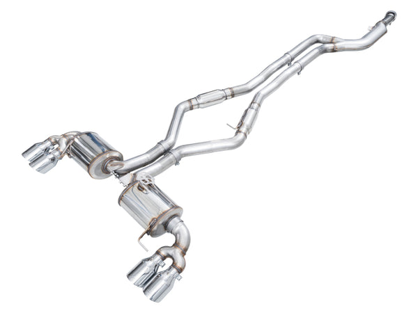 AWE Tuning 2022 - 2026 BMW M240i (G42) Touring Edition Exhaust - Chrome Silver Tips